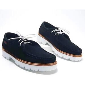 GH Bass Originals Lug Sole Moc Shoes Wallace Suede Black 6.5